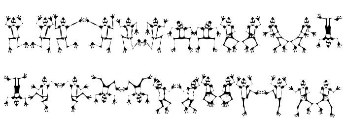 Mr Skello Funk Font LOWERCASE