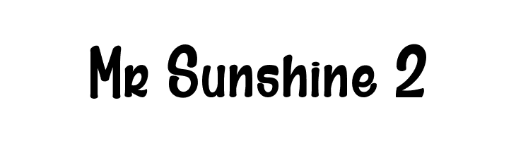 Mr Sunshine 2  Free Fonts Download