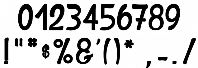 Mr Sunshine 2 Font OTHER CHARS