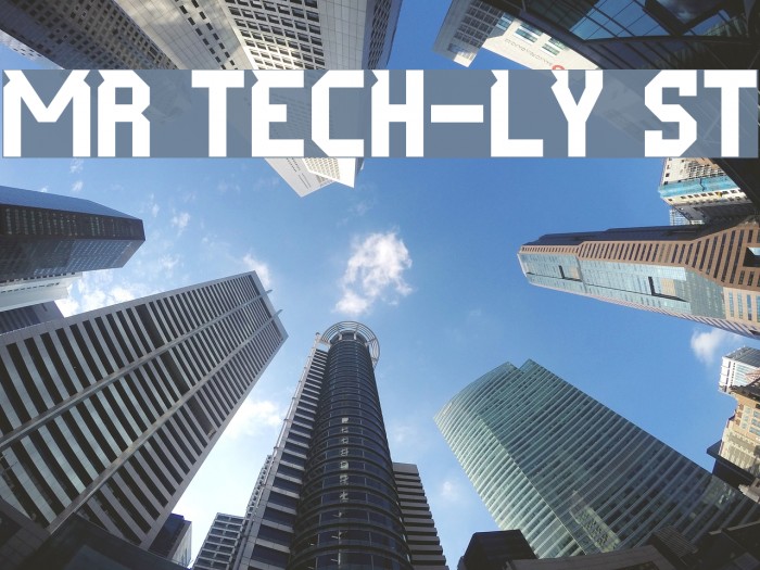 Mr Tech-Ly St Font examples