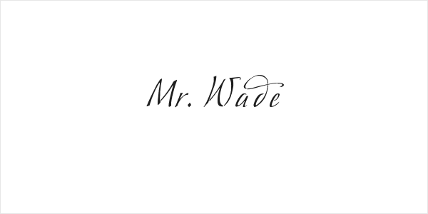 Mr. Wade Logo