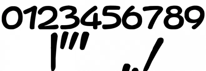 Mr and Mrs Popsicle Font OTHER CHARS