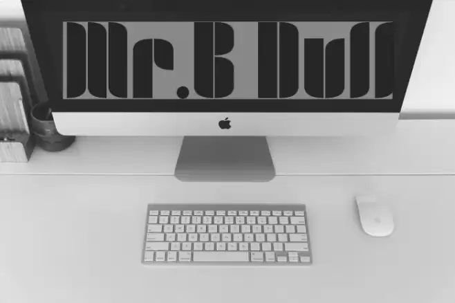 Mr.B Dull Font examples