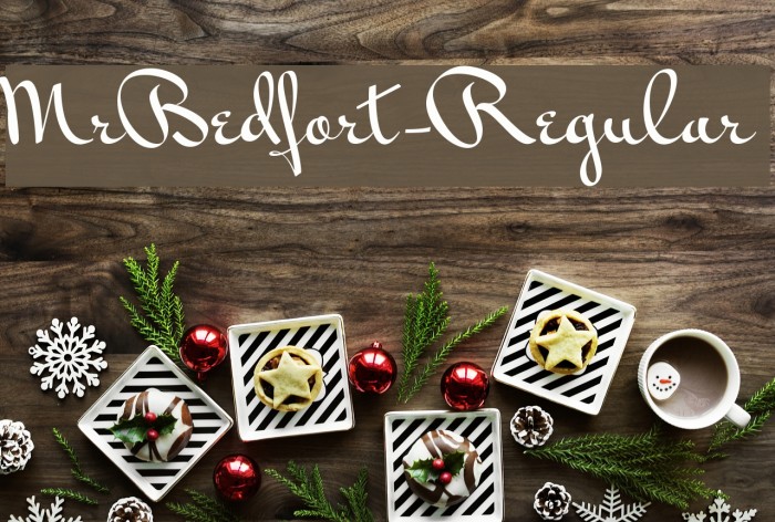 MrBedfort-Regular Font examples