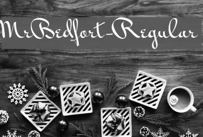 MrBedfort-Regular Polices examples
