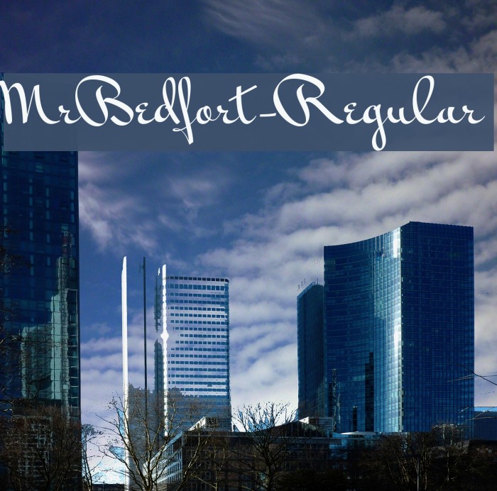 MrBedfort-Regular Font examples