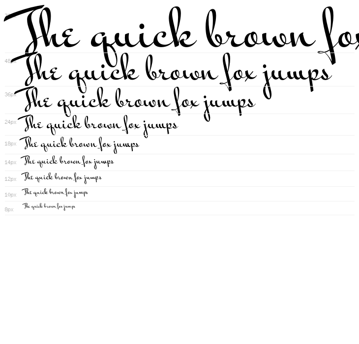 MrBedfort-Regular Waterfall