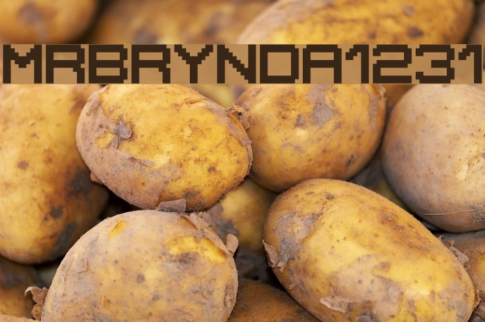 MrBrynda1231 Font examples