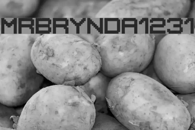 MrBrynda1231 Font examples