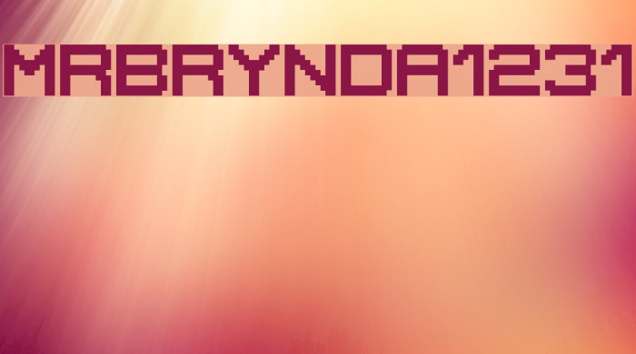 MrBrynda1231 Font examples