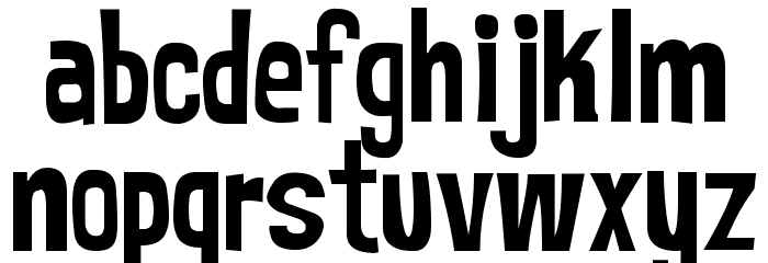 MrBubbleFont Font LOWERCASE