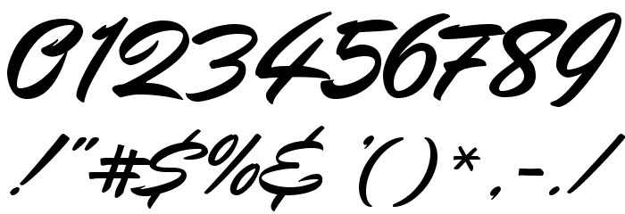 MrDafoe-Regular Font OTHER CHARS