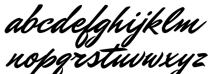 MrDafoe-Regular Font LOWERCASE