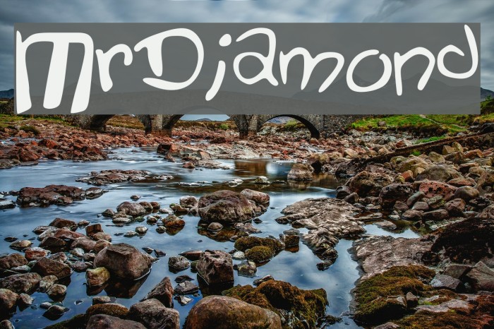 MrDiamond Font examples
