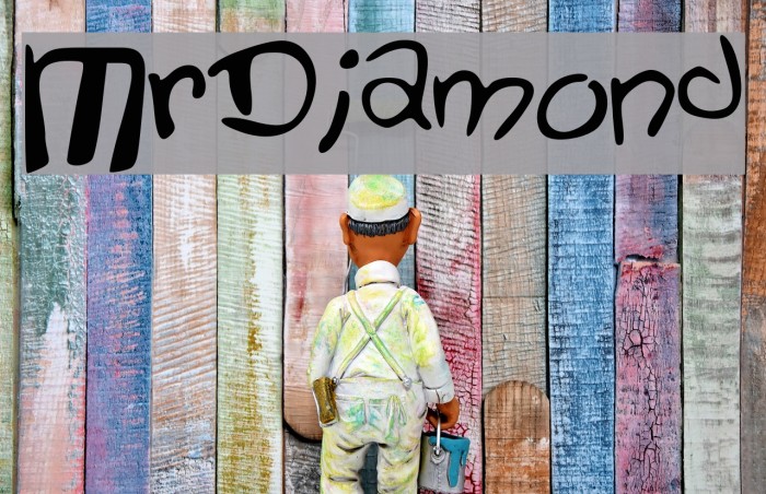 MrDiamond Font examples