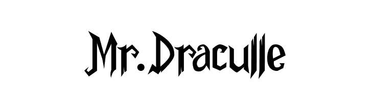 Mr.Draculle  font caratteri gratis