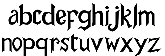 Mr.Draculle Font LOWERCASE