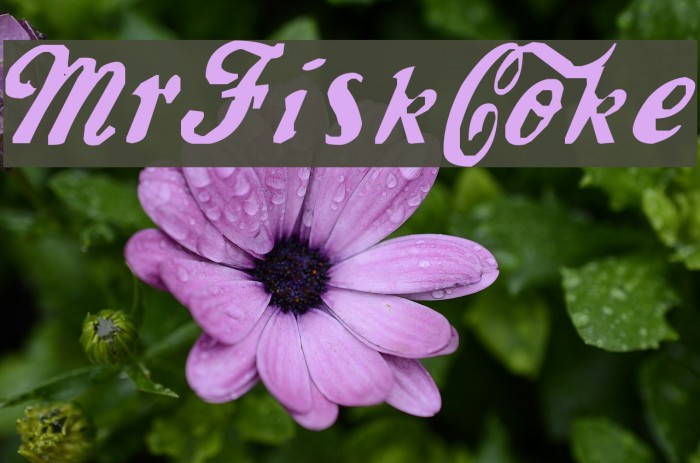 MrFisk-Coke Font examples
