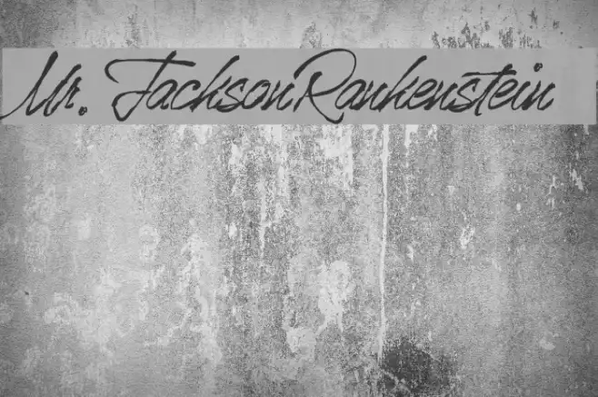Mr.JacksonRankenstein Example 3
