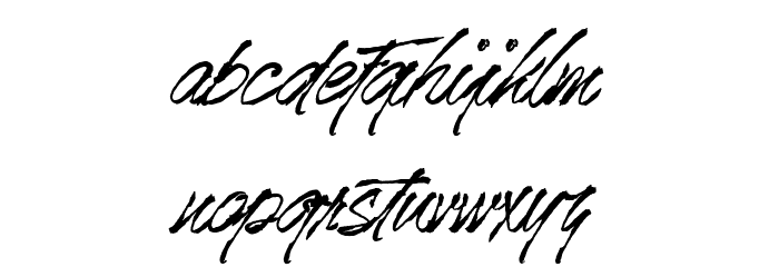 Mr.JacksonRankenstein Font LOWERCASE