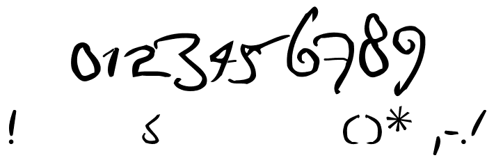 MrKlein Font OTHER CHARS