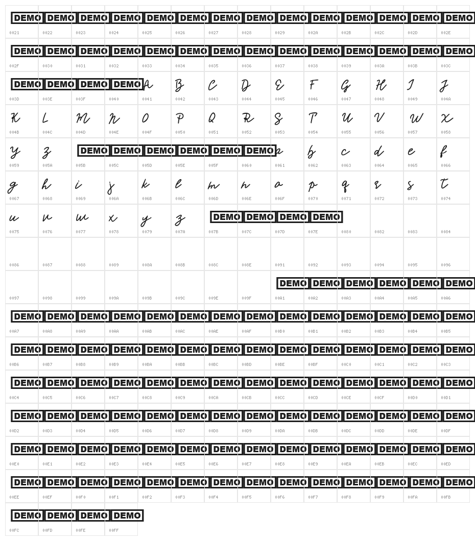 Mr.Monty Character Map
