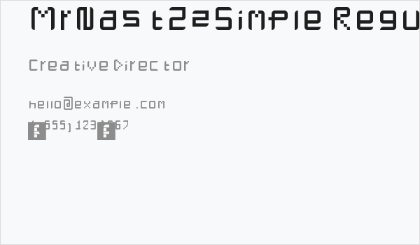 MrNastZzSimple Regular Business Card