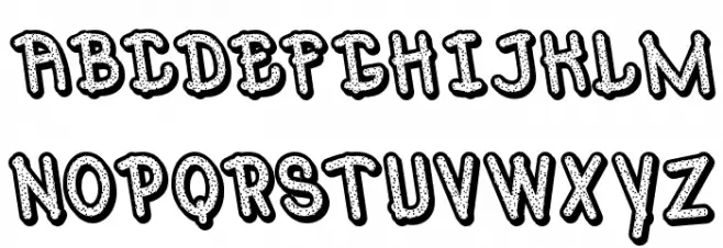 Mr.Poppey Blod Schriftart Groß