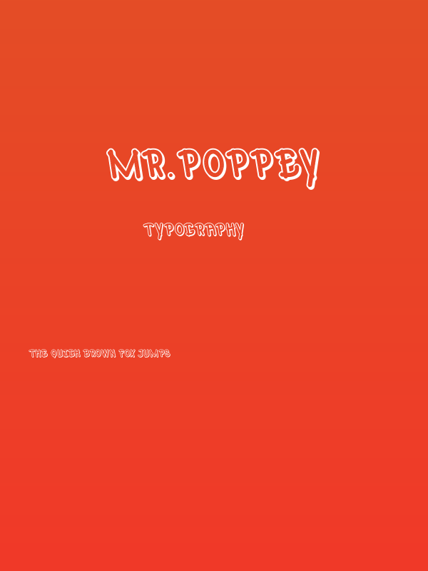 Mr.Poppey Poster