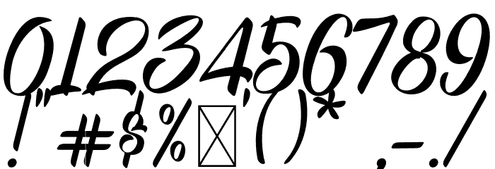 MrScriptonRegular Font OTHER CHARS