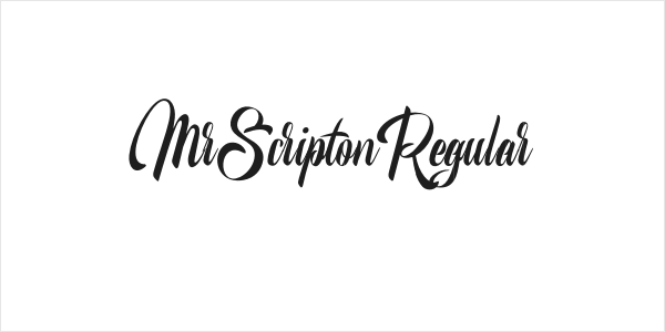 MrScriptonRegular Logo
