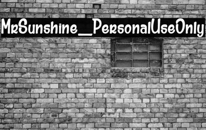 MrSunshine_PersonalUseOnly Example 1