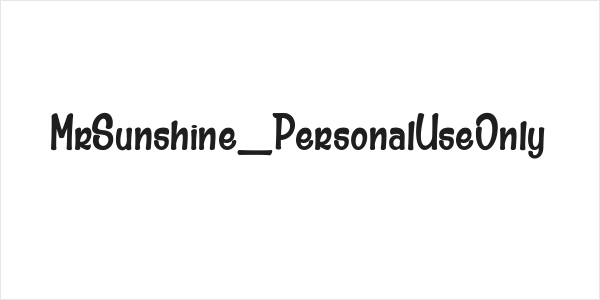 MrSunshine_PersonalUseOnly Logo