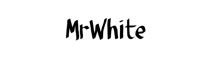 MrWhite  Fuentes Gratis Descargar