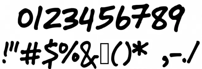 Mr_Marcoozie_MEDIUM Font OTHER CHARS