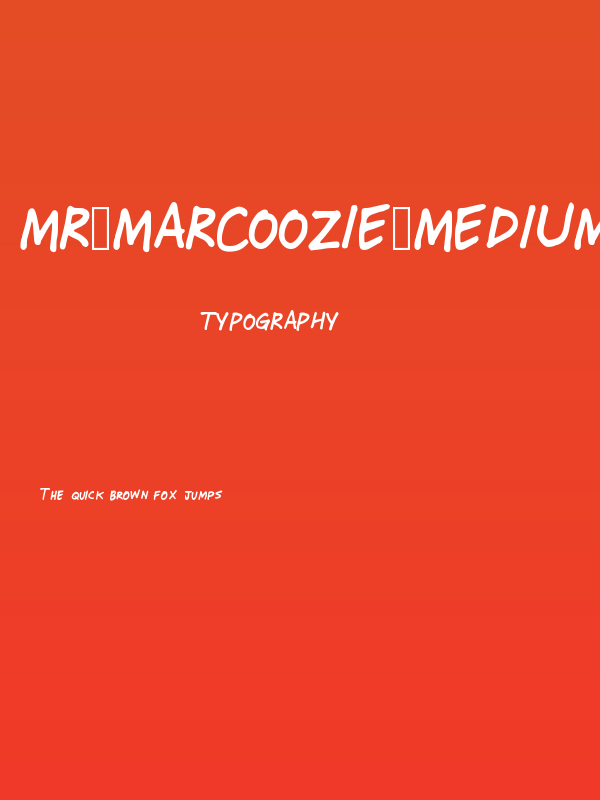 Mr_Marcoozie_MEDIUM Poster