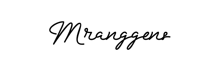 Mranggens  नि: शुल्क फ़ॉन्ट्स डाउनलोड