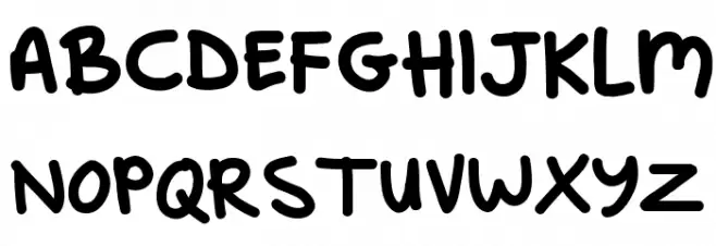 Mraz Schriftart Groß