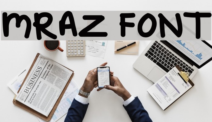 Mraz Шрифта examples