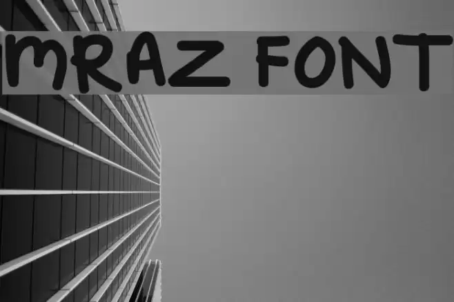 Mraz Font examples
