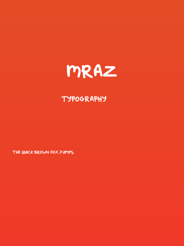 Mraz Poster