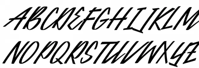 Mrentha Schriftart Groß