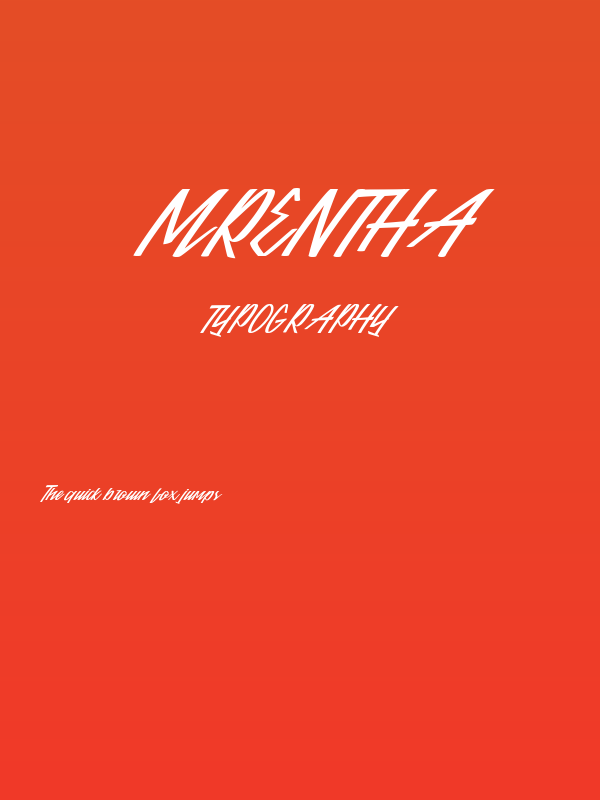 Mrentha Poster