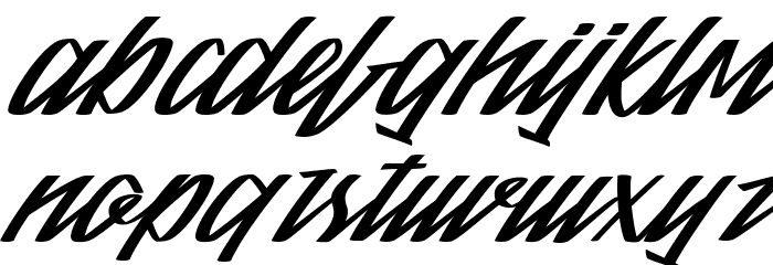 Mrentha Font LOWERCASE