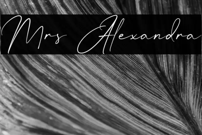 Mrs Alexandra Schriftart examples
