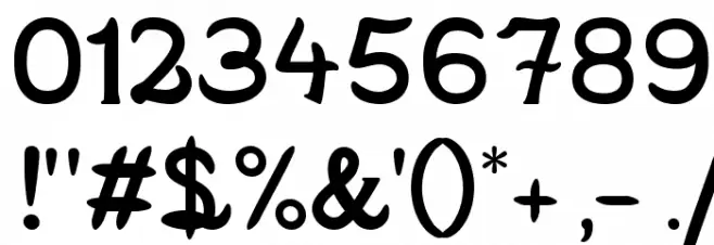 Mrs Chocolat Font OTHER CHARS