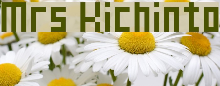 Mrs Kichinto Шрифта examples