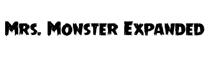 Mrs. Monster Expanded  नि: शुल्क फ़ॉन्ट्स डाउनलोड