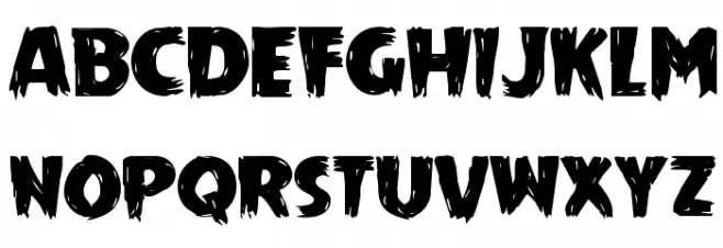 Mrs. Monster Expanded Schriftart Groß
