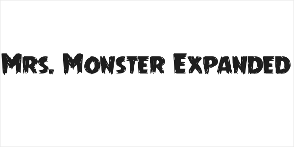 Mrs. Monster Expanded Logo
